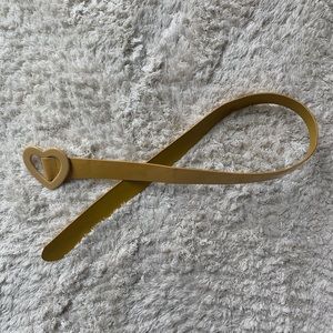 Mini Boden Yellow Heart Belt